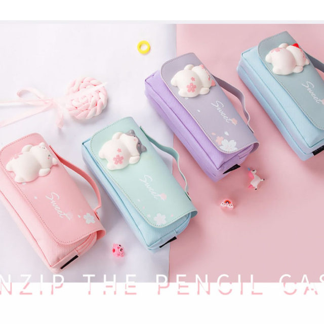 Pusheen Cat Child Cartoon Pencil Cases Girls Cute Pen Bag Boy New Anime  Stationery Box Kids School Study Supplies Christmas Gift - AliExpress