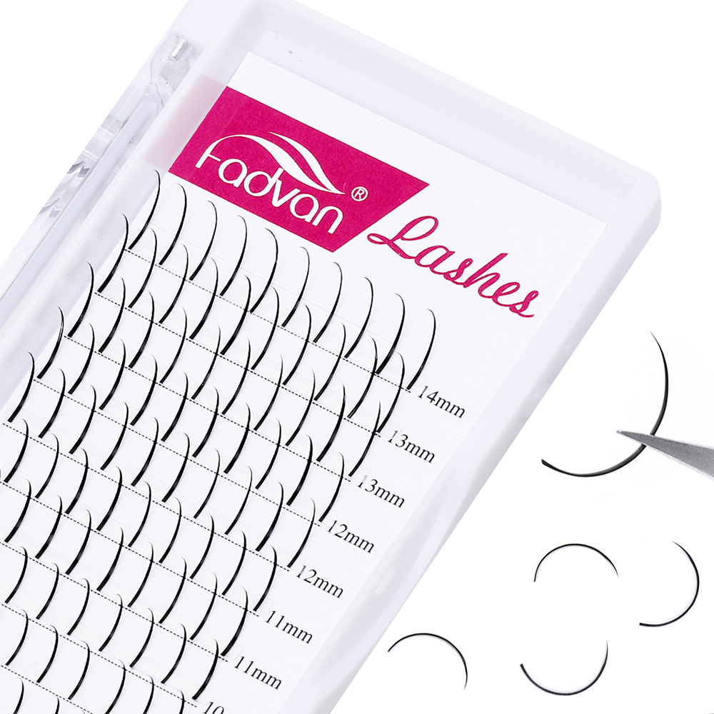 Best of Fadvan Spikes Lashes Individual Wispy A Shape Premade Fans Eyelash Extension Self-Grafting Makeup False Eyelashes Mixed 15-20mm Reviews & Tips - Image 2