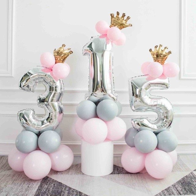 13 pz/set Di Compleanno aria Bambini Numero Foil Palloncini 1 2 3 4 5 6 7 8  9 Anni di Buon Compleanno decorazioni festa Per Bambini ballon - AliExpress