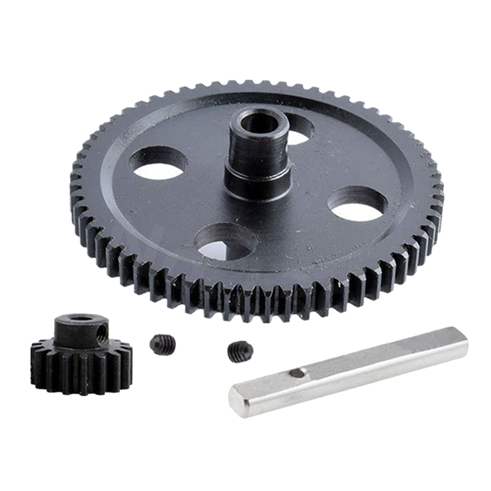 2 PCS 62T Main Gear & 17T Pinion Gear for WLtoys 12428-BC 1:12 Scale RC Car