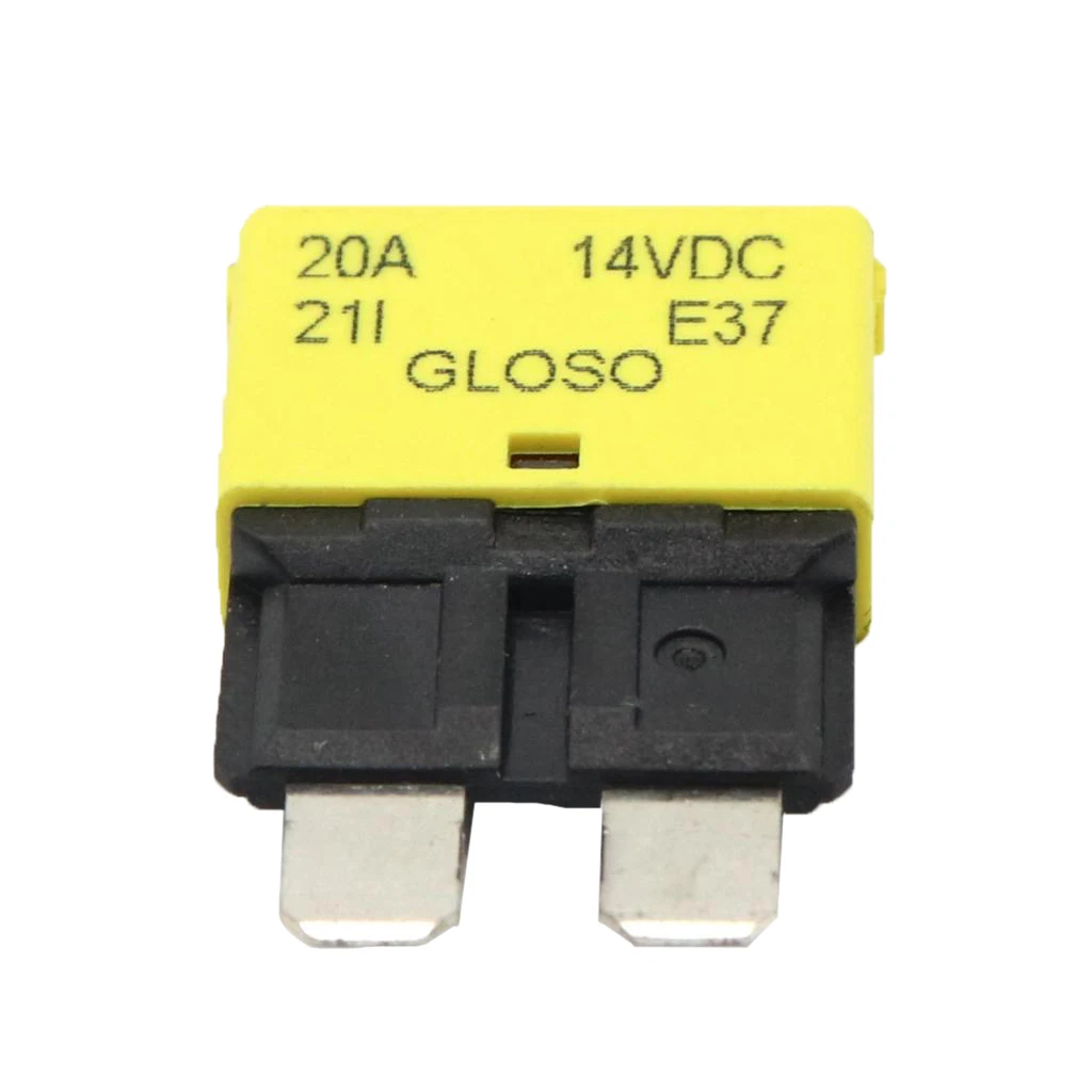 20A Fuse Circuit Breaker Automatic Reset Trip Function In Blade Fuse Housing