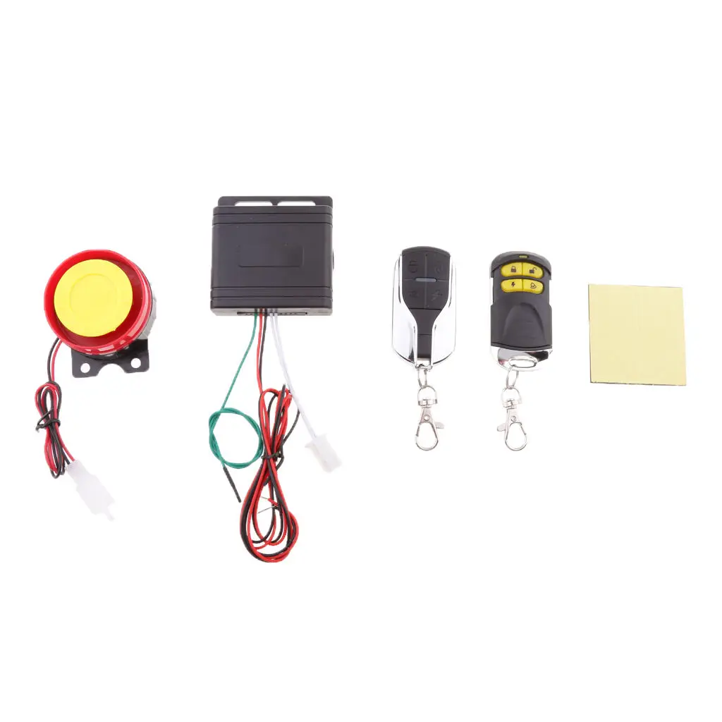 12V Motorcycle Anti-theft Alarm Security System Remote Control Engine Start Motorcycle Car Accessories