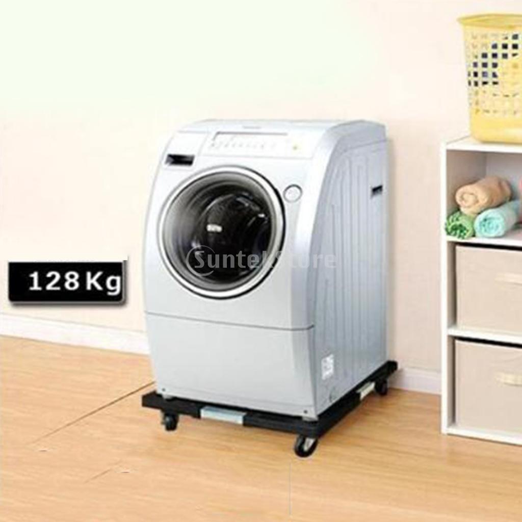 Universal Mobile Base Washing Machine Stand Max. 128KG for Mini Refrigerator