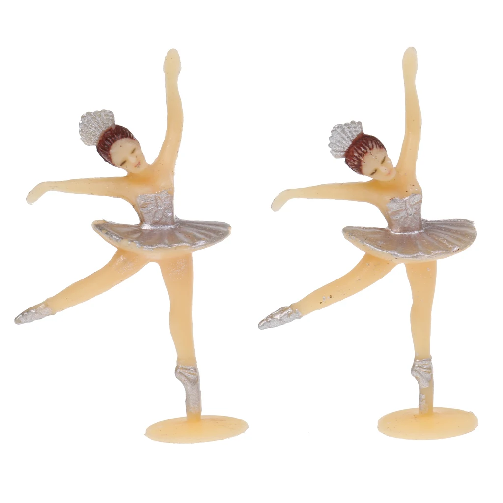 12pcs Miniature Ballerina Dancer Figurine Birthday Party Decoration