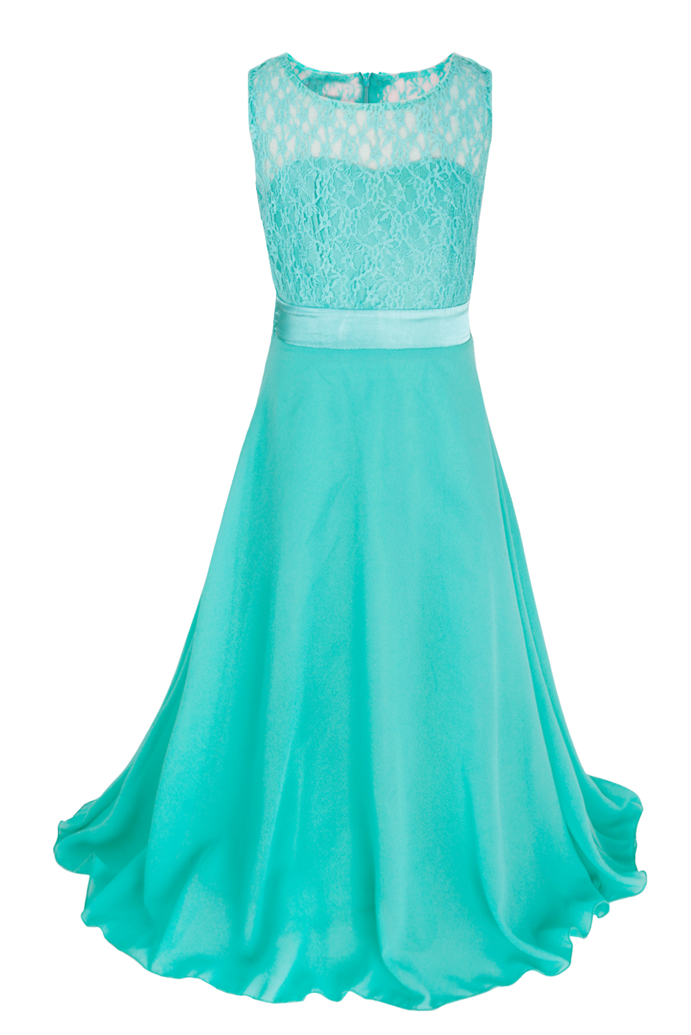 Kid Elegante Brautjungfer Blume Mädchen Kleider Für Mädchen Abend Party Hochzeit Kleid Teenager Kinder Lange Prinzessin Kleid 4-14 jahr – Detail 37