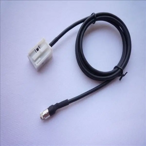 3.5mm AUX Auxiliary Audio Input Adapter Cable Cord for BMW E60 E61 E63 E64
