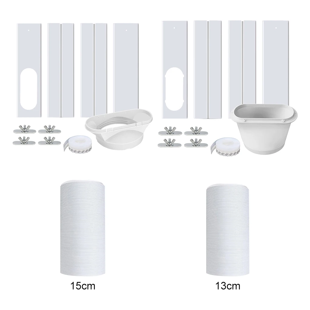 Portable Air Conditioner Window Kit with Coupler Adjustable Sliding Track, Good Sealing