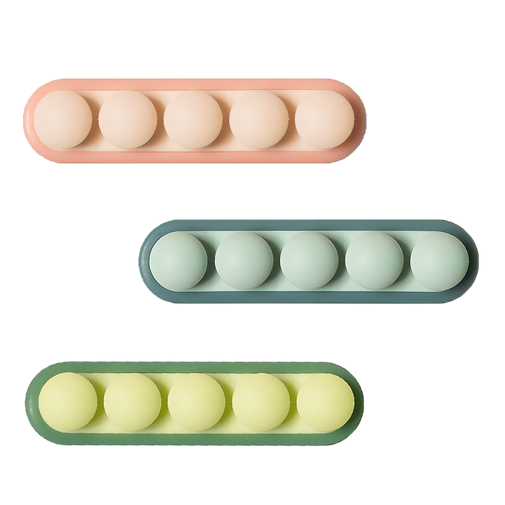 Pea Cable Winder Earphone Data Cable Storage Cable Organizer Cable Management Silica Gel Cable Holder for Desktop Home