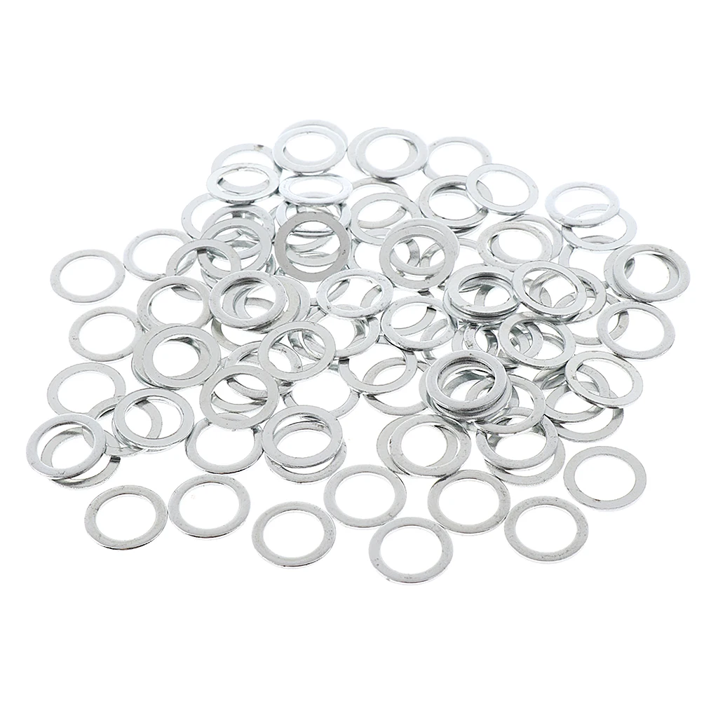 100 Pieces Skateboard Speed Washers Hardware for Longboard Scooter Cruiser