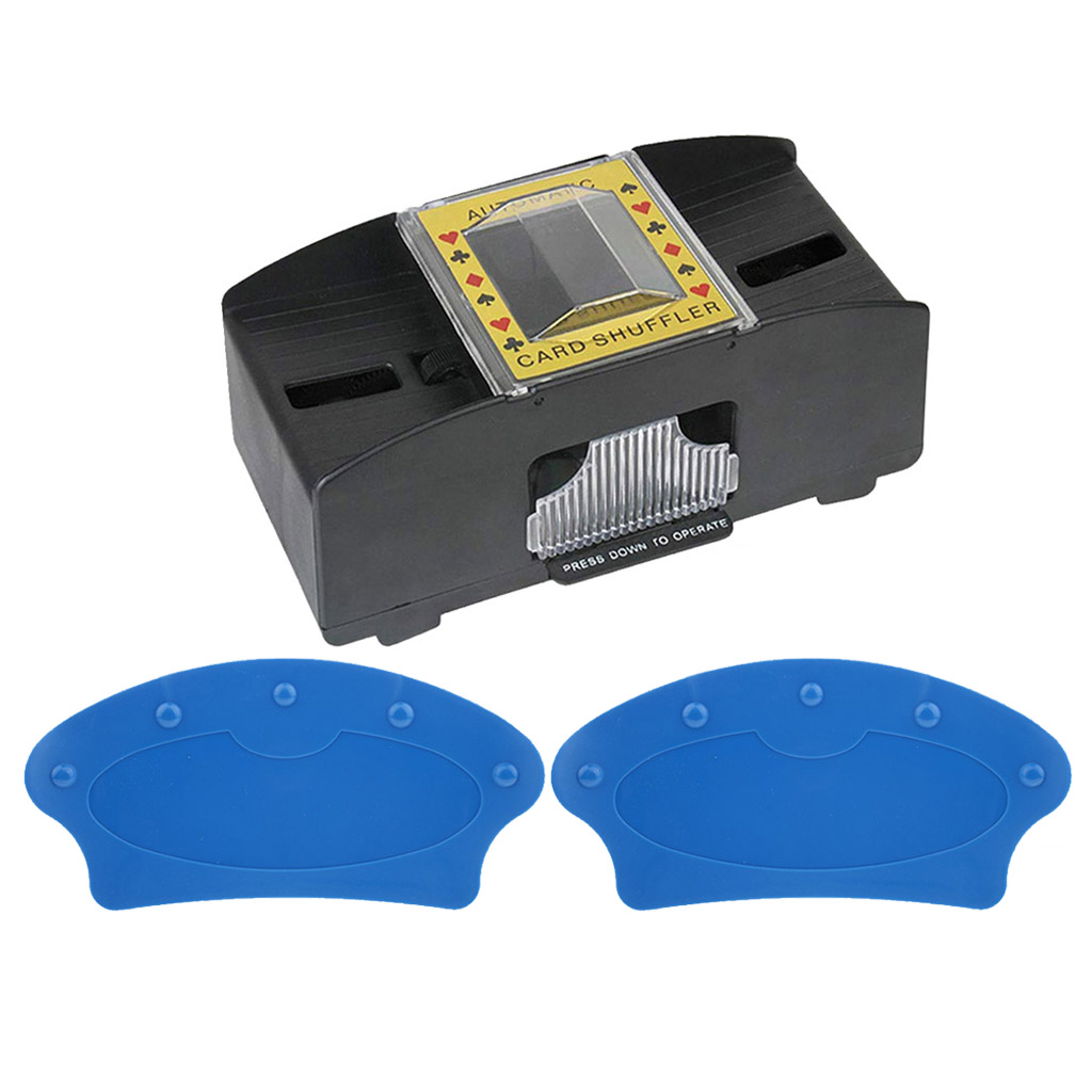 2 Deck Automatic Card Shuffler Tournament Party Poker Shuffling for Elderly