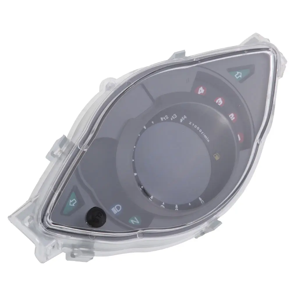 LCD Digital Odometer Speedometer Tachometer Fuel Gauge Meter All-in-one Design  for Motorcycle Multifunction Gauge