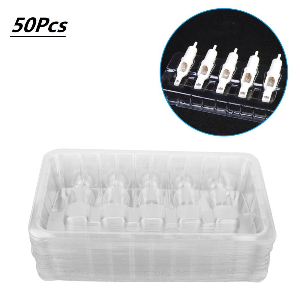 Best of 50Pcs / box Disposable Plastic Transparent Ink Cartridge Needle Holder Bracket Tray Supply Portables Tattoos One Needle Holder Reviews & Tips