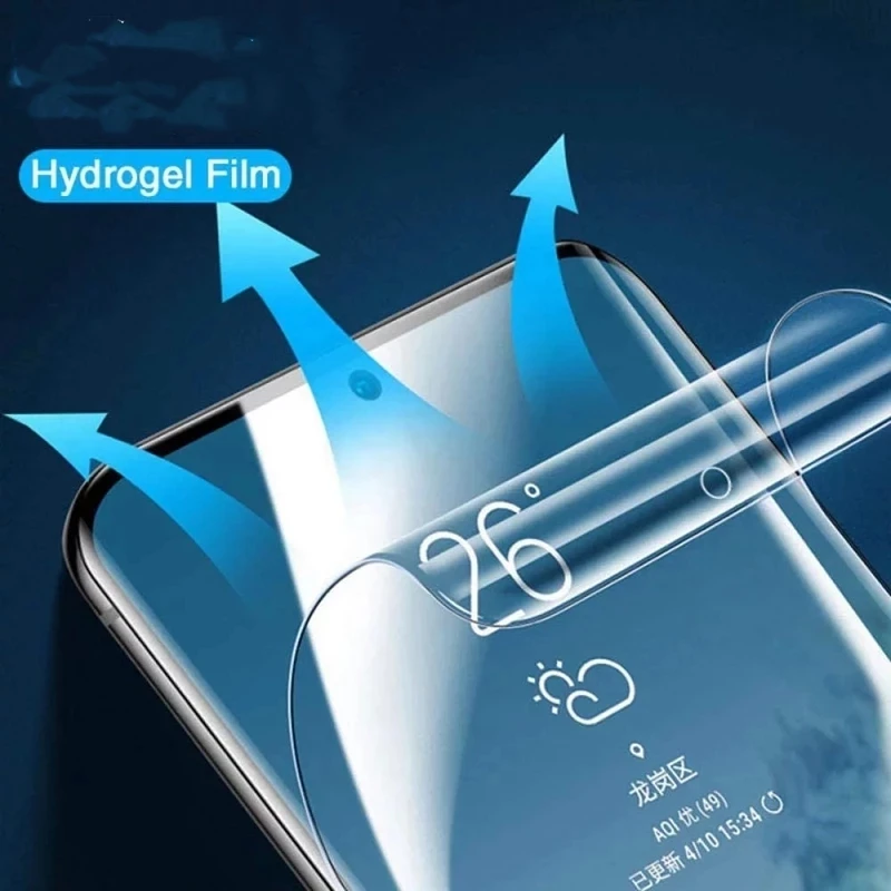 4in1 Hydrogel Film Screen Protector for Oppo A55 5G A53S  A54 A15 A73 A93 A52 A72 A92 A94 5G  A92S 4G Soft Protect Camera Glas iphone screen protector