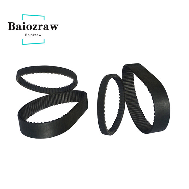2Pcs 212mm Close Loop Timing Belt Rubber Belt For 3D Printers,Compatible With GT2 Timing Belt