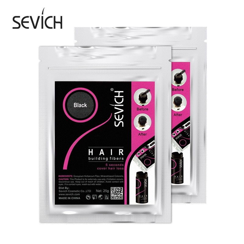 Best of Sevich 100g Refill Hair Fiber Hair Loss Products Hair Building Fibers Powders Thicken Thin Hair 10 Colors Keratin Hair Fiber Reviews & Tips