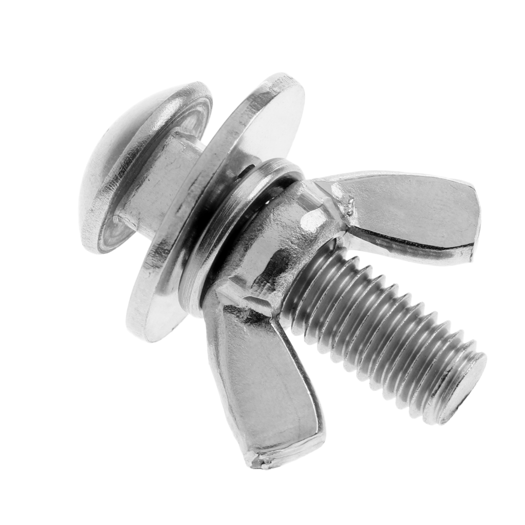 Description Picture 5 of itemSCUBA Snorkeling 316 Stainless Steel Butterfly Screw Bolts & Wing Nuts Set for Backplate Tech for Swimming Diving Accessories