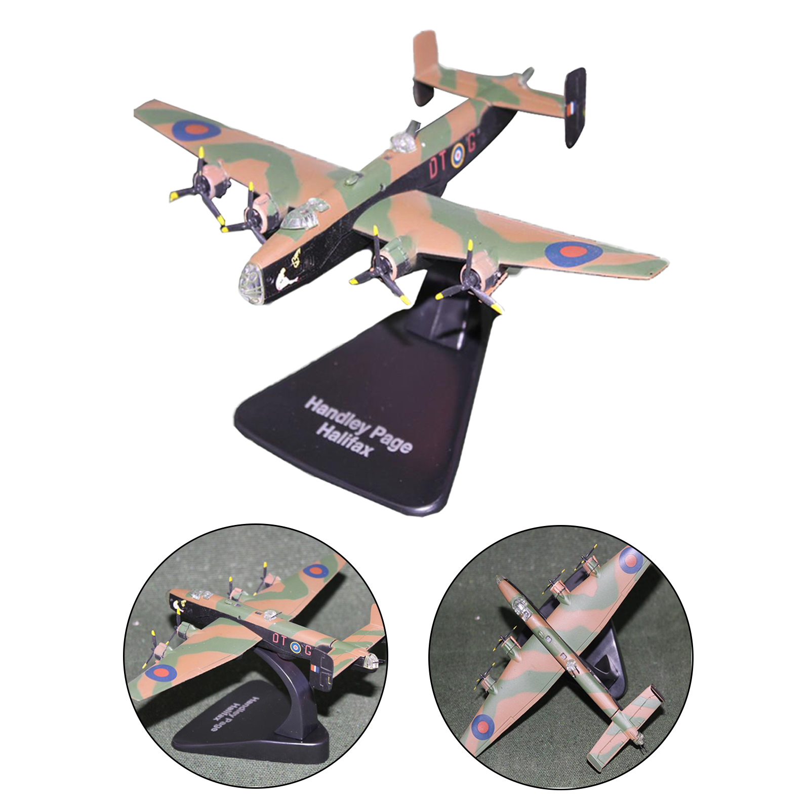 1/144 Handley Page Halifax Airplane Model Fighter for Boys Toys Decorations