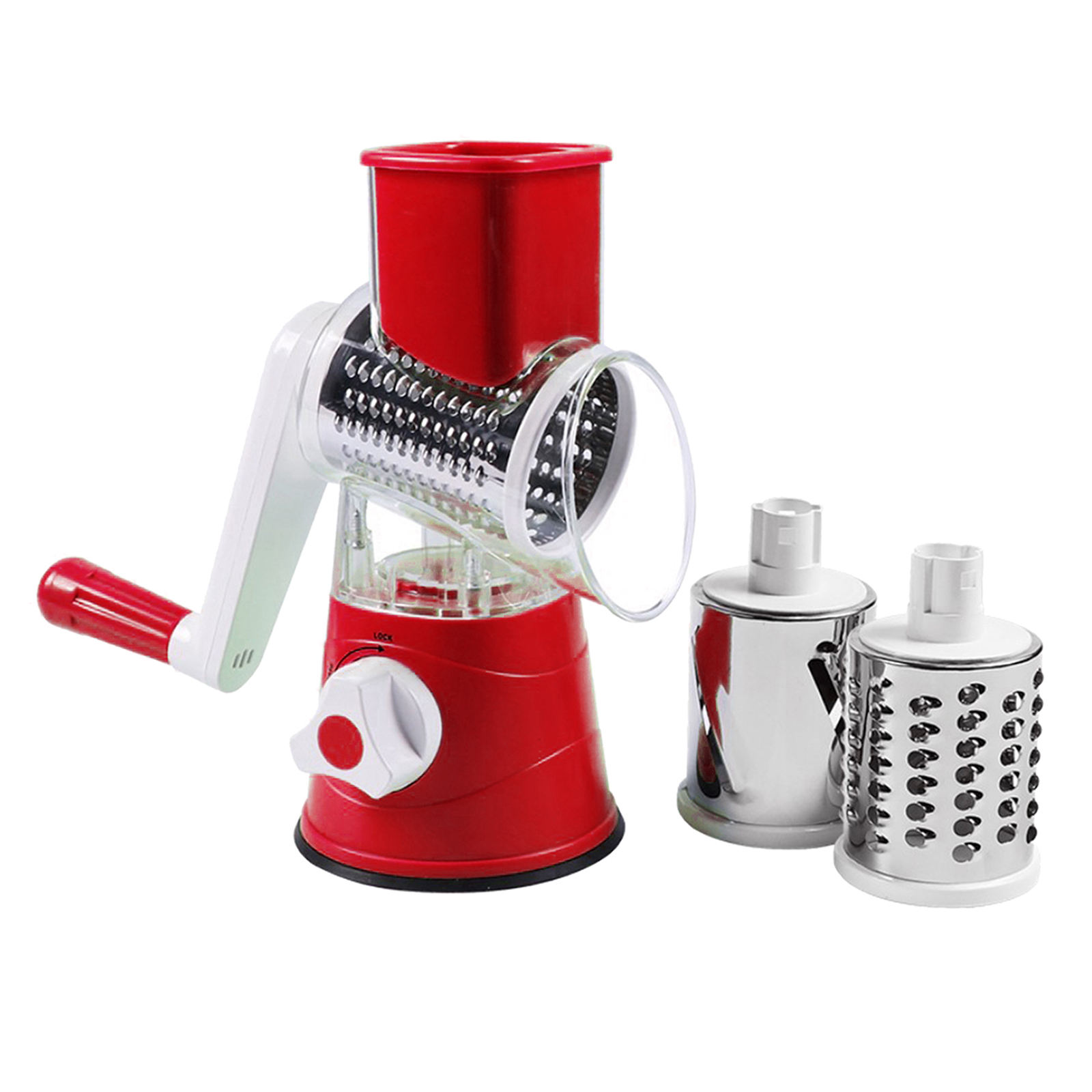Rotary Grater Manual Vegetable Cutter Fast Hand Crank Fruit Shredder Potato Cheese Cucumber Kitchen Gadgets