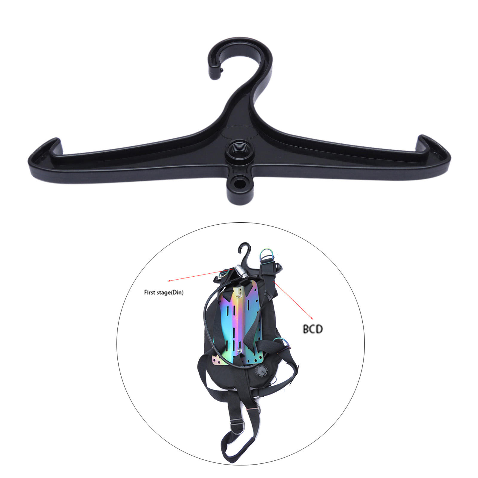 Multi-Purpose BCD Scuba Gear Diving Hanger Snorkeling Suit Hanging Bracket Diving Hanger Snorkeling Dive Suit Boots Hanger