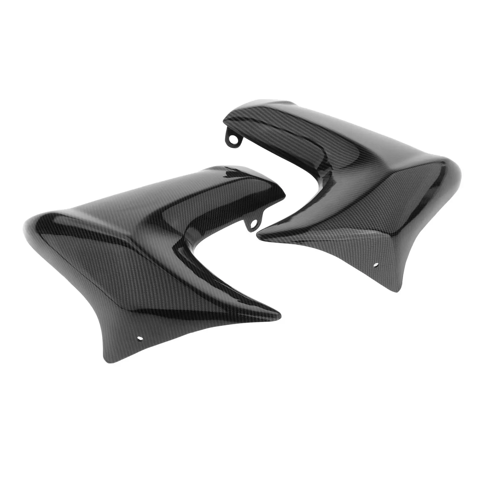 2Pcs Left & Right Radiator Cover Fairing Replacement for Kawasaki ER6N ER 6N 2012 2013 2014 2015 2016 Repair Parts