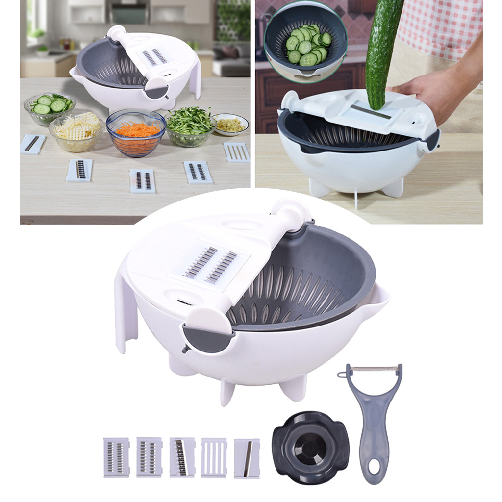 6 IN 1 Vegetable Cutter Slicer Kitchen Multifunction Tool - Home Use