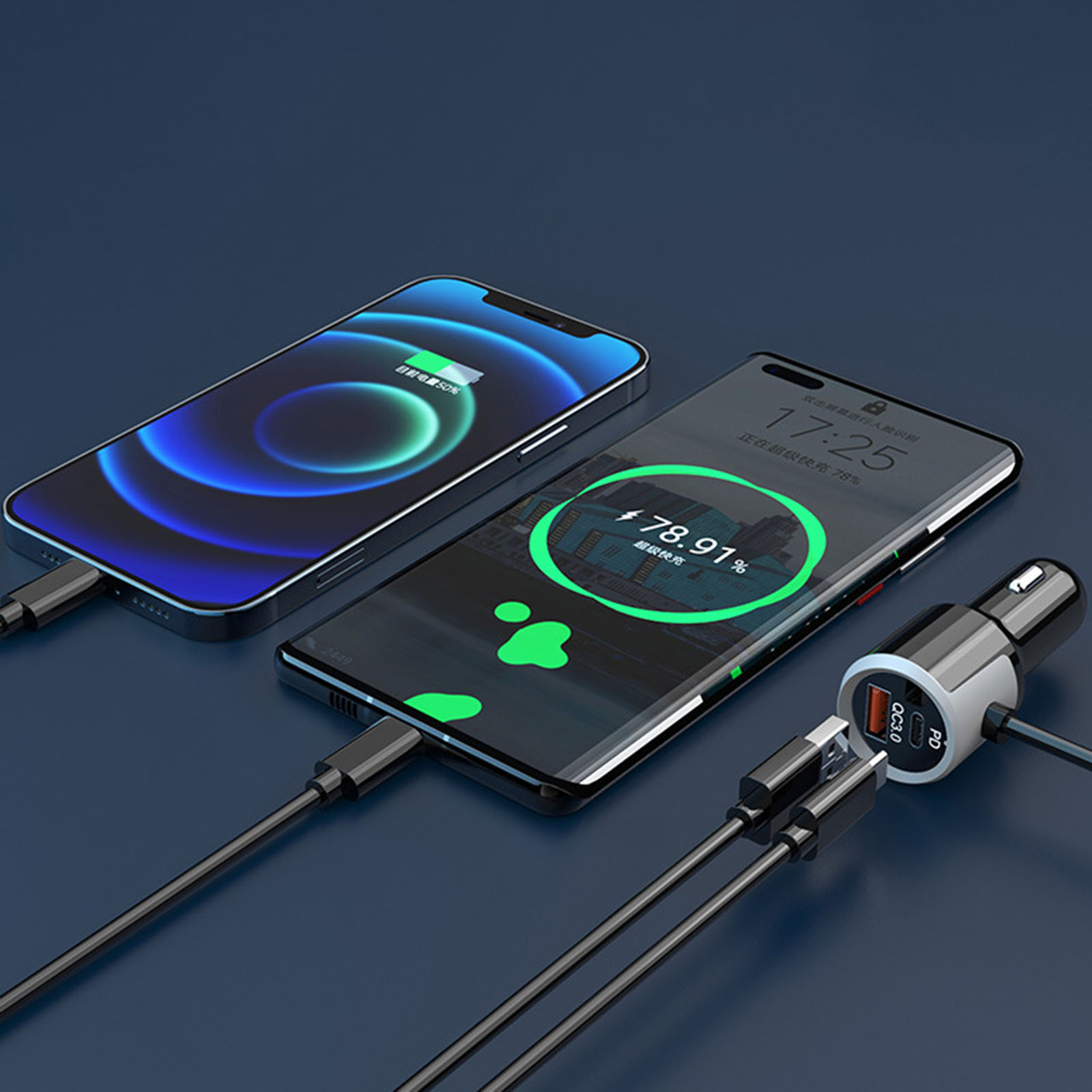 Bluetooth FM Transmitter Plug-in Microphone Wireless Car Kit for iOS Phones