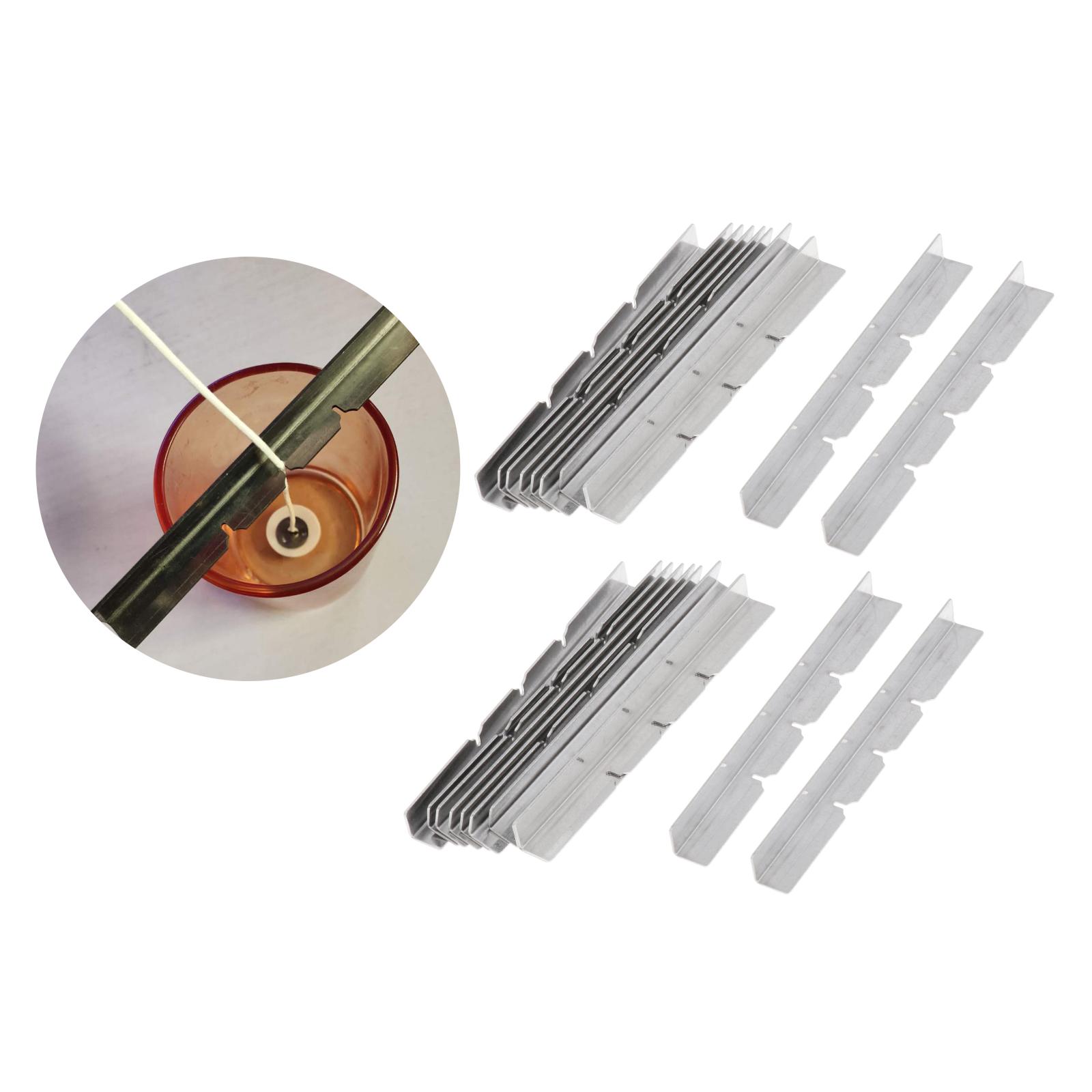 20pcs Candle Making Wax Core Metal Holder Soy Wax Centering Device For Aromatherapy Making DIY Candle Wicks Making Tool