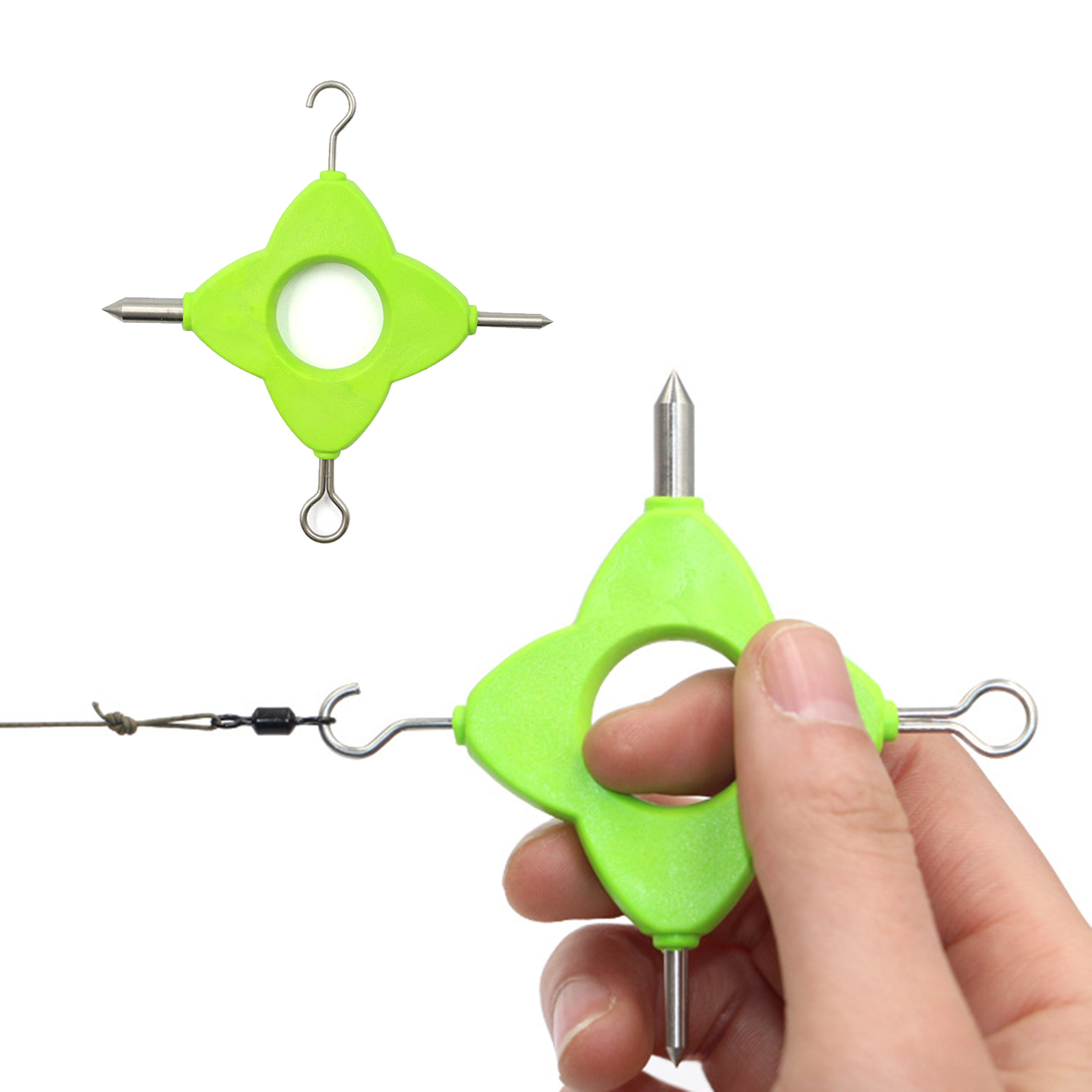 Portable 4in1 Fishing Puller Knotter Multi-Purpose Outdoor Knottting Tools