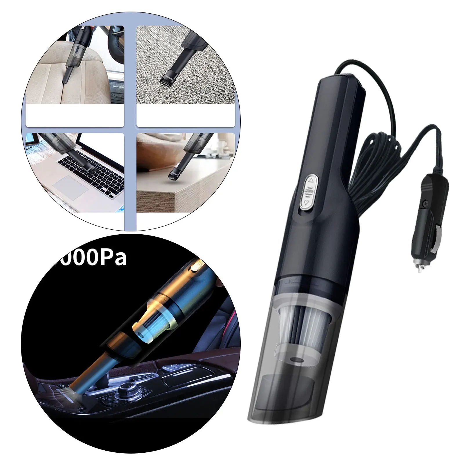 10000Pa Wireless Car Vacuum Cleaner Auto Portable Truck SUV Vacuum Cleaner Cordless Wet Dry for Home Office Car