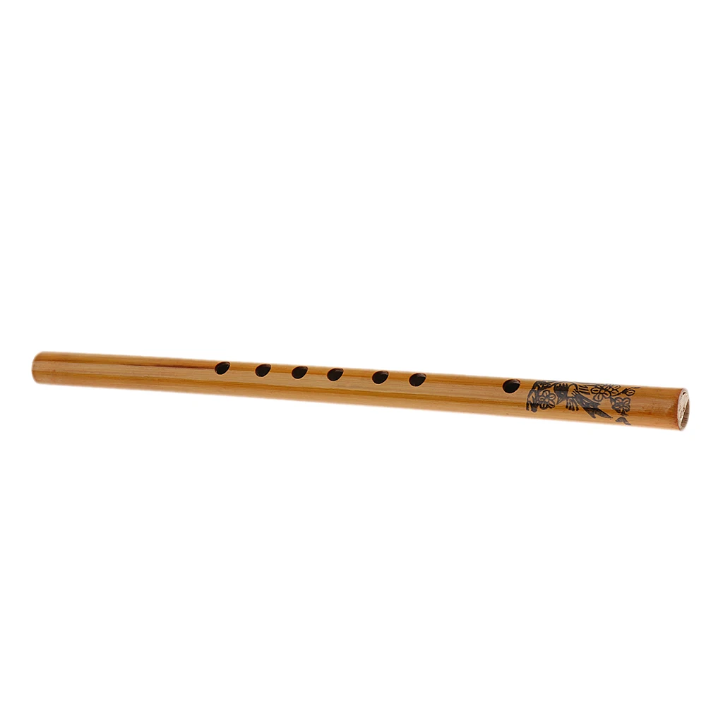 Professional Traditional Bamboo Flute Xiao Dizi Handicraft Gift for Friends Students Family 33cm