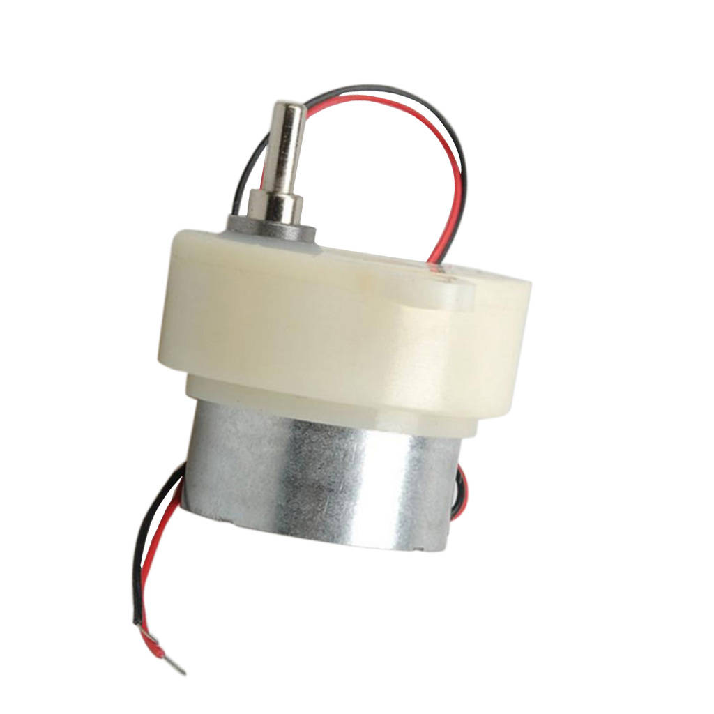 DC 3V 6V 12V Gearbox  Reduction Slow- Metal For DIY Boat Model