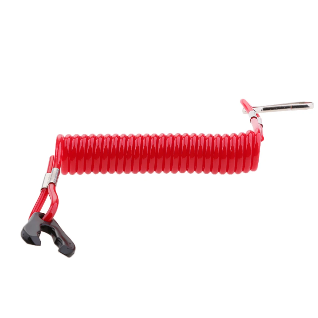 Universal Boat Outboard MotorKills Stop Switch with Safety Tether Cord