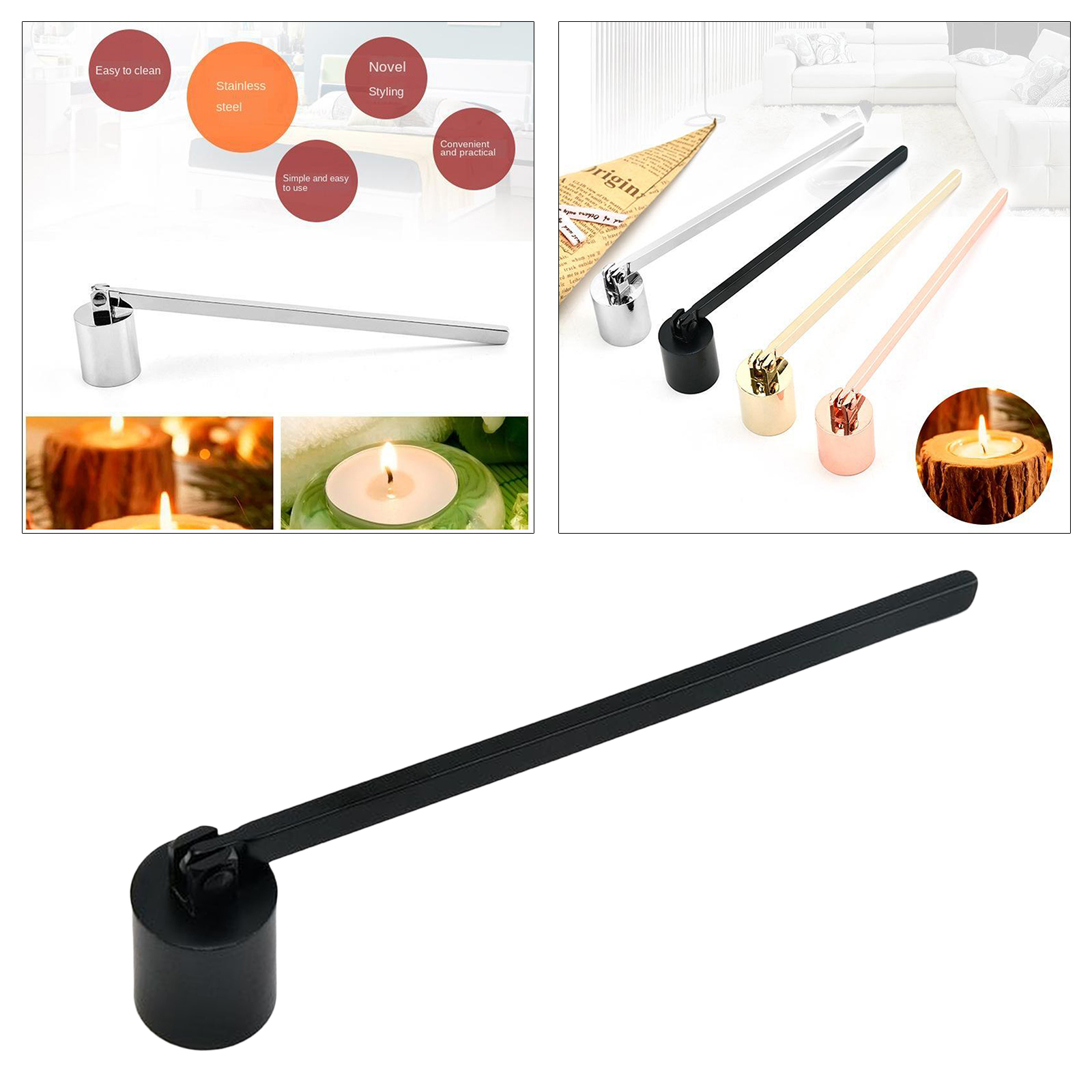 Snuffer Candle Accessory to Extinguish Candle Wicks Extinguish Accs