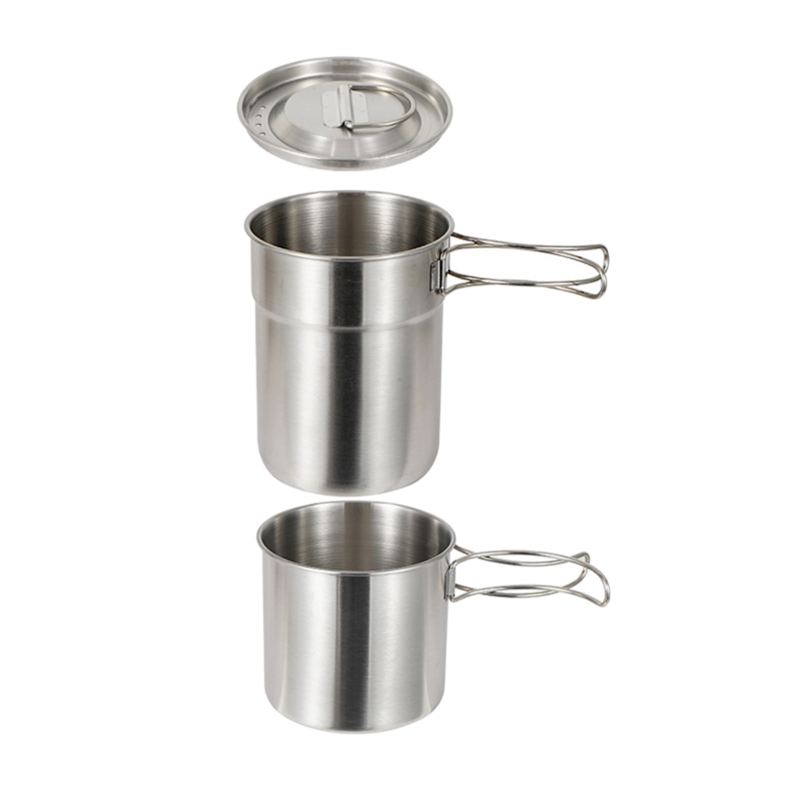 2pcs Camping Cup Kit Cooking Bowl Water Mug Hiking Outdoor Backpack Tool
