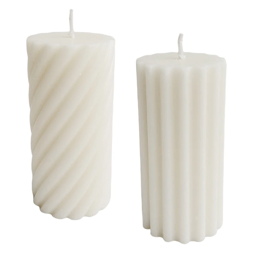 Paraffin Candle Large Scented Handmad Pillar Candle Relaxing Gifts Country Aesthetic Creative Taper Home Wedding Holiday Decors