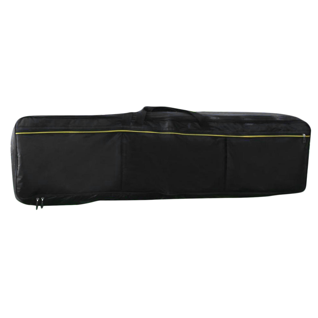 88-key Electronic Keyboards Electric Piano Organ Gig Bag Case Organizer