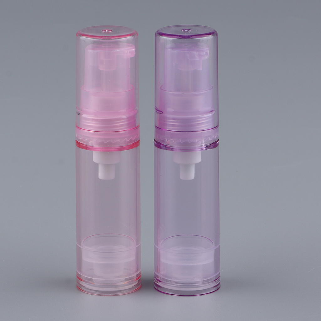 3pcs Empty Jars PET Airless Pump Bottles Refillable Serum Cosmatics Containers,Durable,Lightweight,Leak Proof & Shockproof