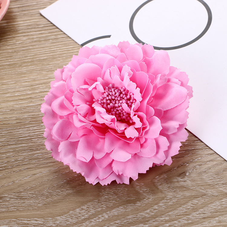 Neue Mode Handgemachte Stoff Pfingstrose Blume Broschen für Frauen Corsage Anstecknadeln Hut Kleid Hochzeit Schmuck Kleidung Zubehör – Detail 3