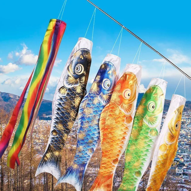 50/70/110cm Koi Nobori Carp Wind Socks Koinobori Colorful Fish Flag Hanging  Wall Decoration Fish Flag Wind Socks Ornaments - Banners, Streamers &  Confetti - AliExpress