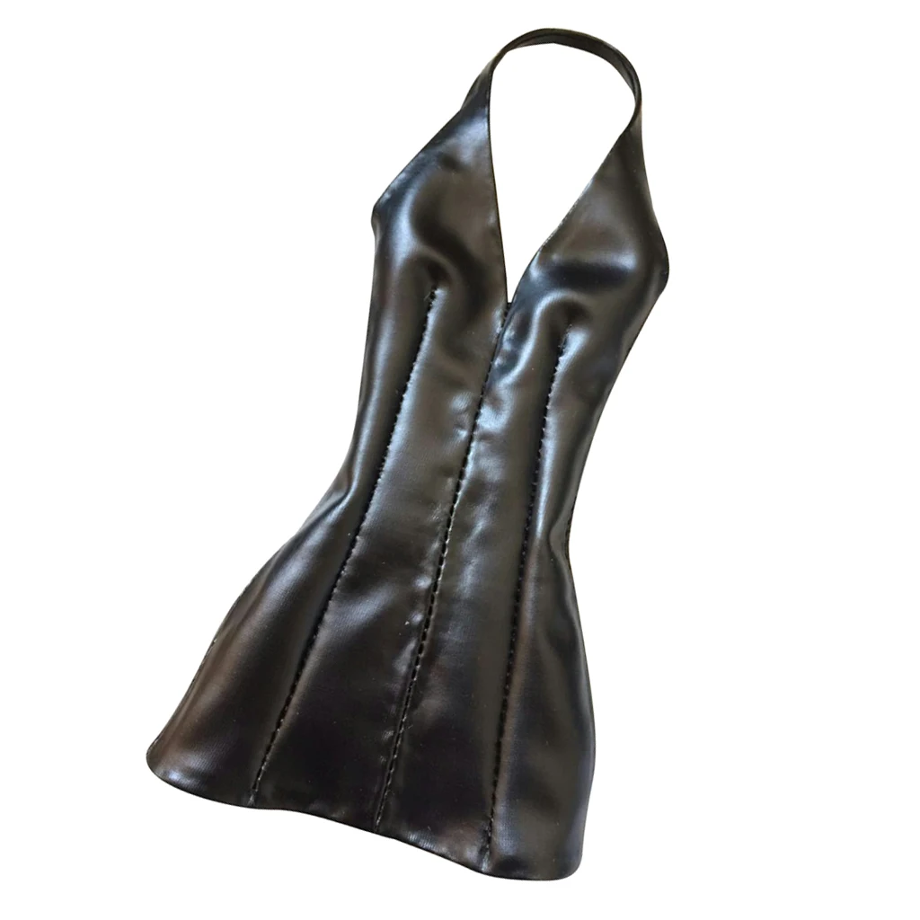 1/6 Scale Black Dress Package Hip V-neck for 12``   DID Figure