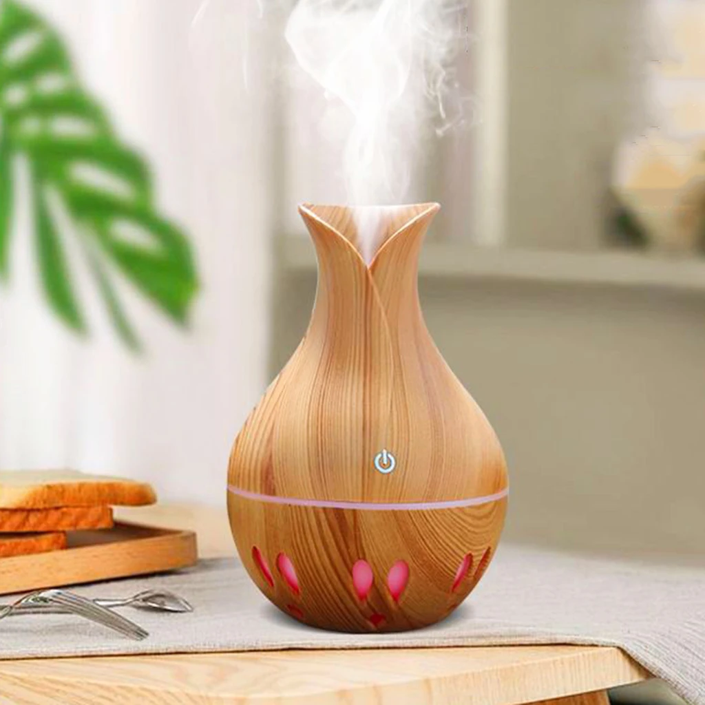 500ml Ultrasoni Essential Oil Diffuser Aromatherapy Diffuser Air Purifier Mist 7 Color Led Light Mini USB for Home Babies Spa