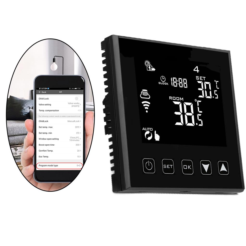 Wi-Fi Smart Thermostat for Smart Home Work with Touchscreen Programmable Voice Control