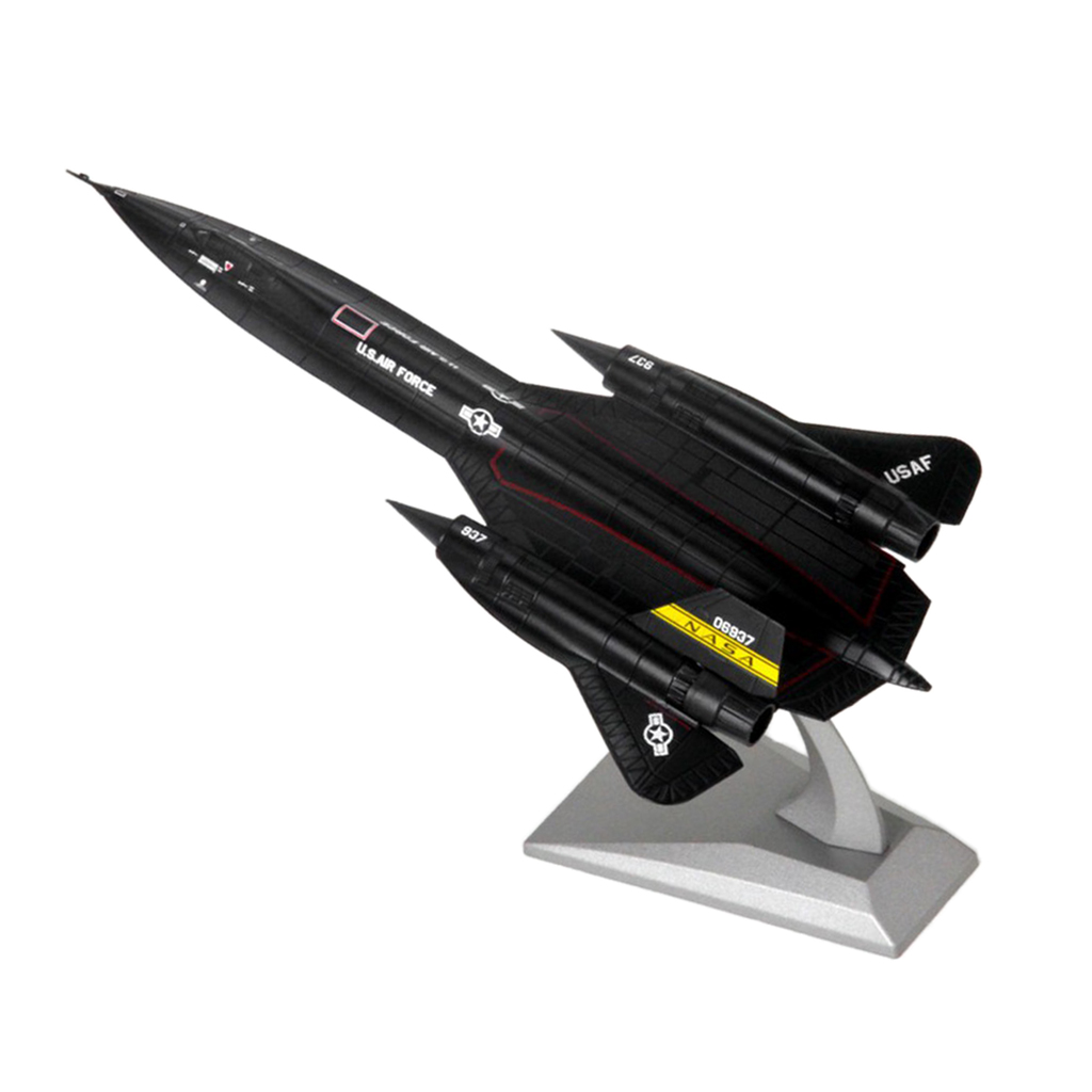 1 / 144   Metal       Aviation   SR - 71   Blackbird   Aircraft   W /  Stand