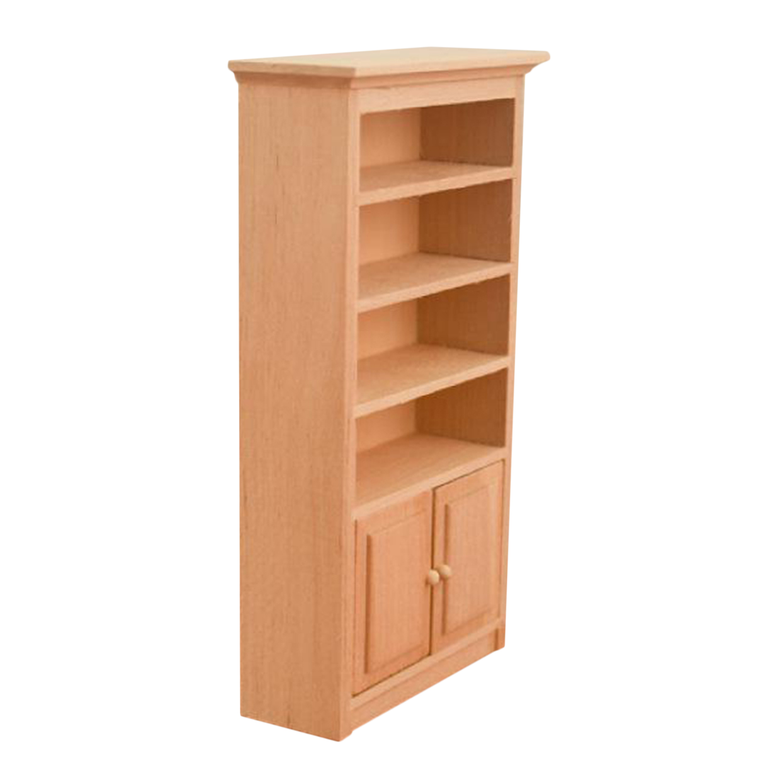 1:12 Mini Wood Cabinet Bookshelf Simulation Model Furniture Supplies Accs