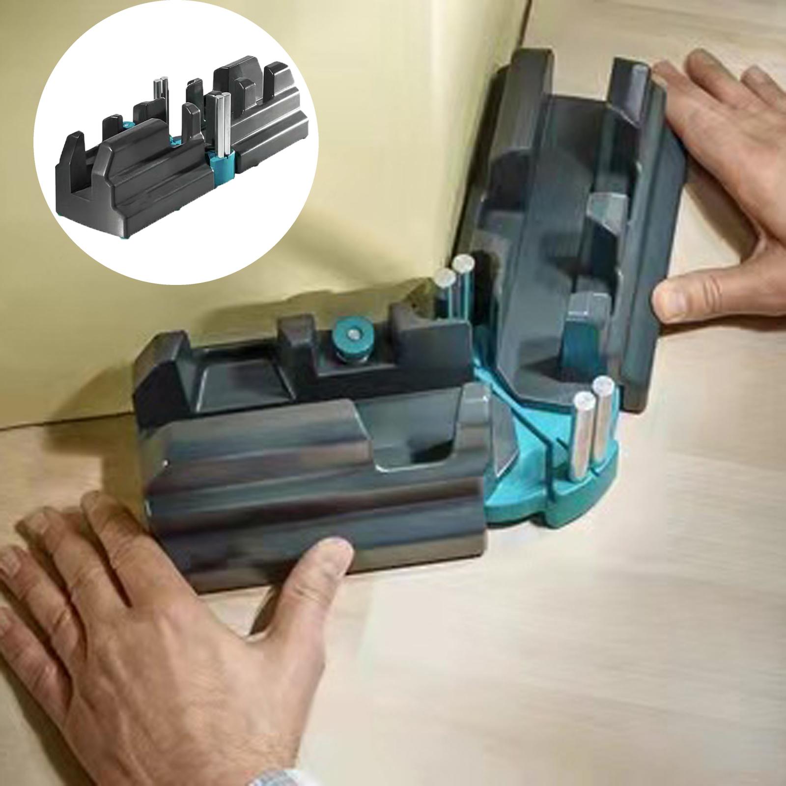 Plastic Bevel and Mitre Box DIY Room Angles for Precise Baseboards Woodworking Cutting Tool Accessories