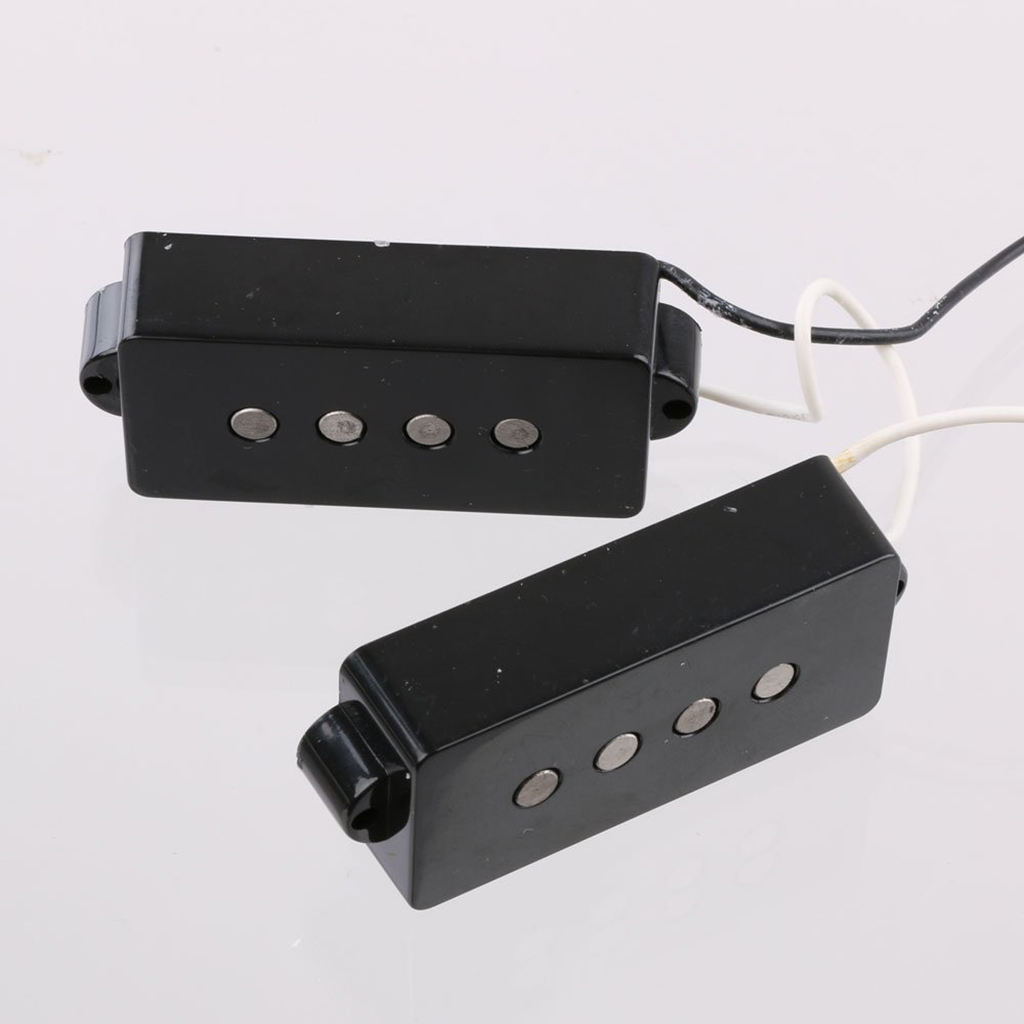  Open Pickguard Alnico5 Magnets for 4-String Precision Bass Guitar