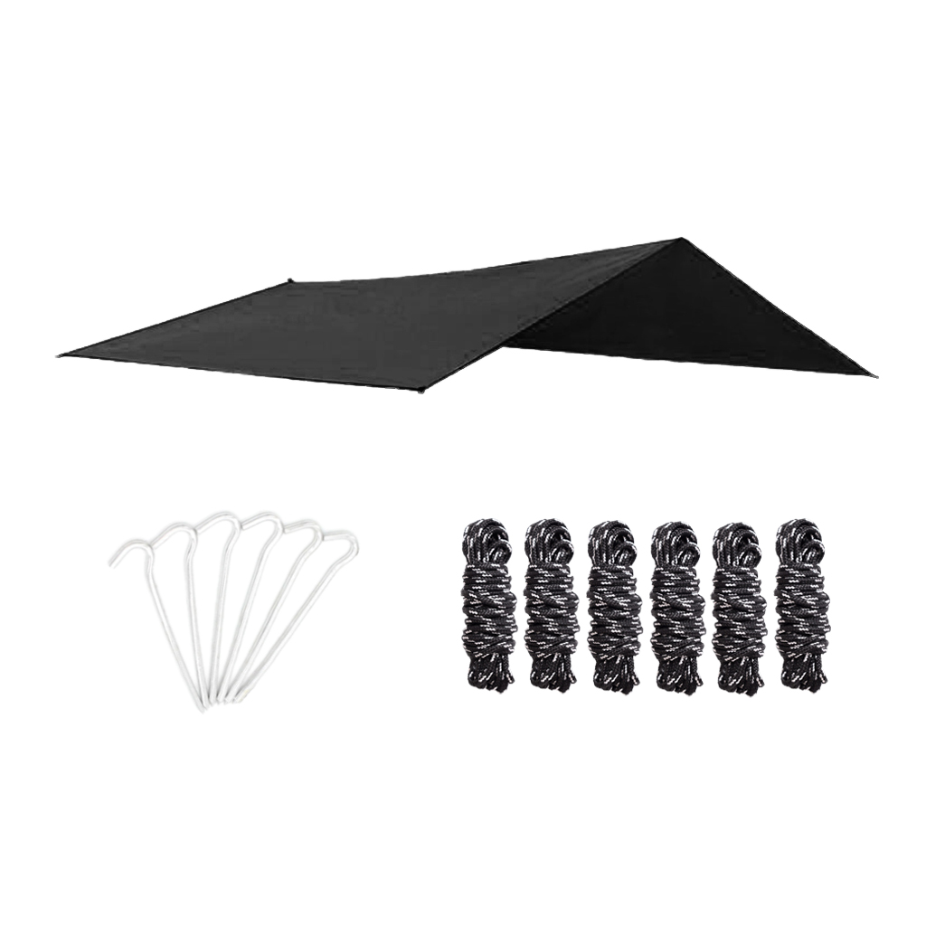 Hammock Tarp- 10x9.7ft Rain Fly for Extreme Waterproof Protection Large Canopy Portable Shelter for Camping Hammock Or Tent