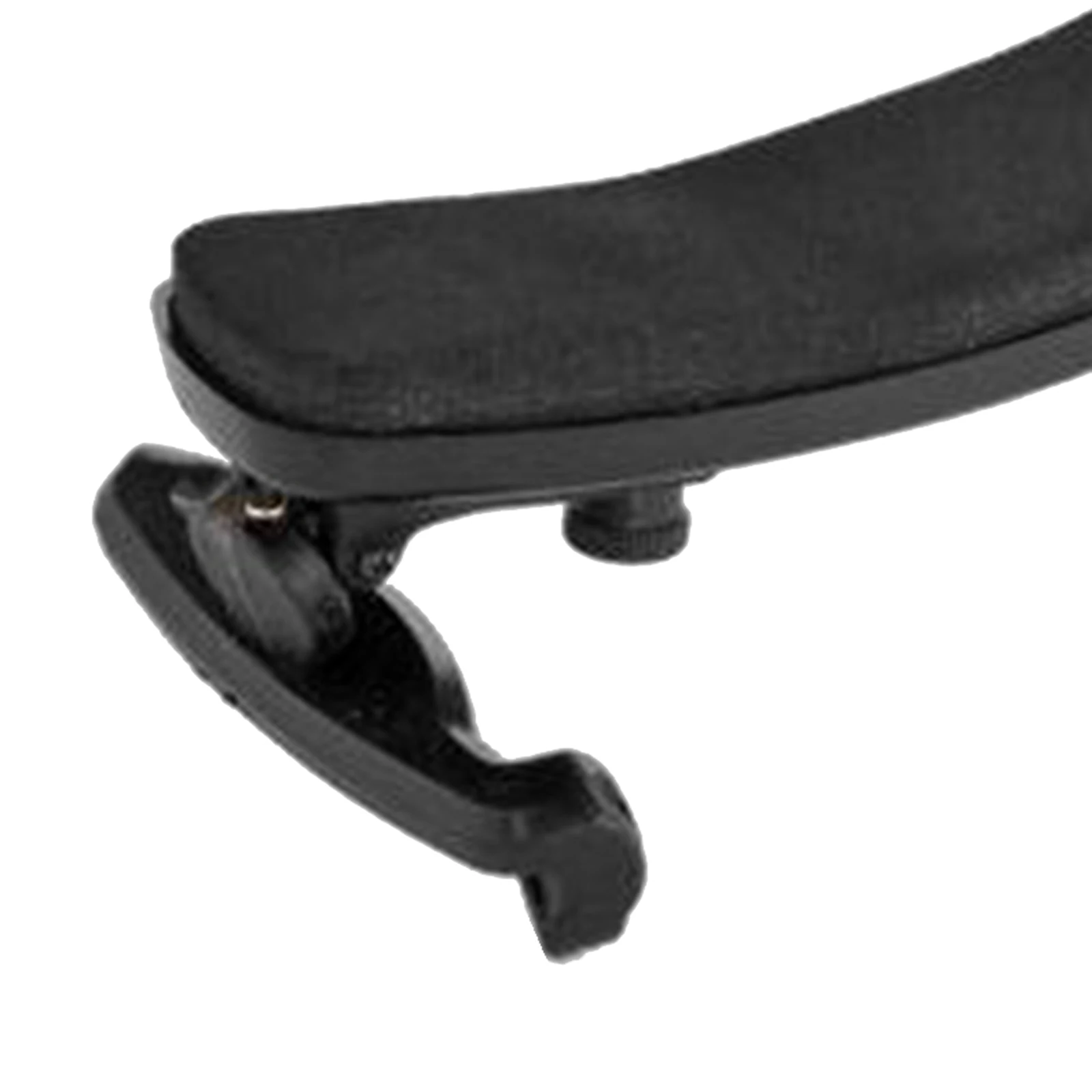 Adjustable Rubber Violin Shoulder Rest Support Replacement with Foam Pad for 1/2 4/4 Violins DIY Parts