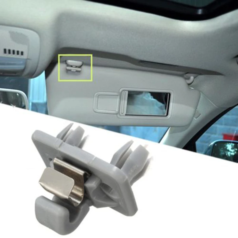 Fydun Sun Visor Hook Auto Car Interior Visor Clip for Audi A1 A3 S3 A4 S4 A5 S5 Q3 Q5 TT Quattro 8E0857562A
