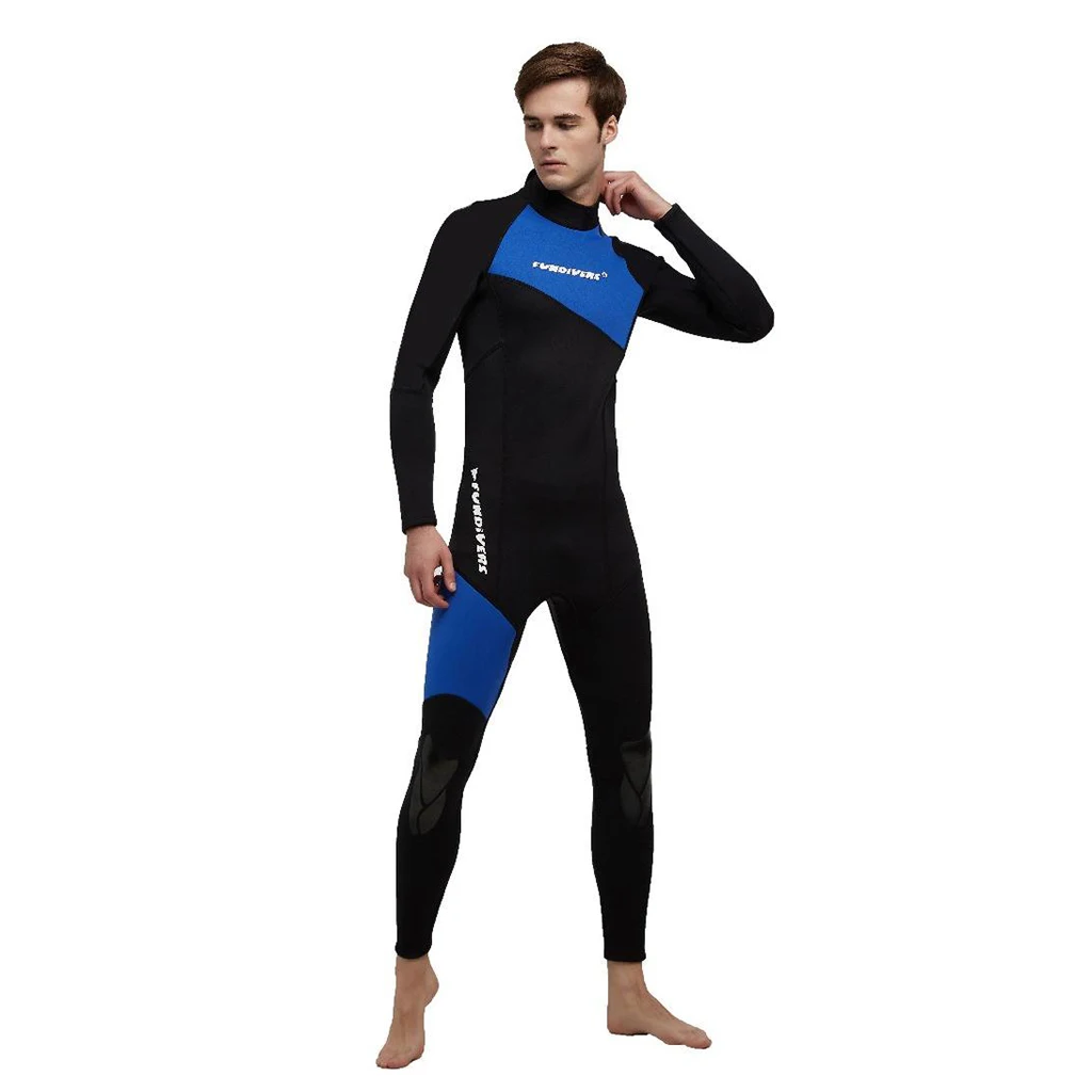 Men Anti-uv Diving Suit One-Piece Swimming Wetsuit Waterproof Surfing Jumpsuit